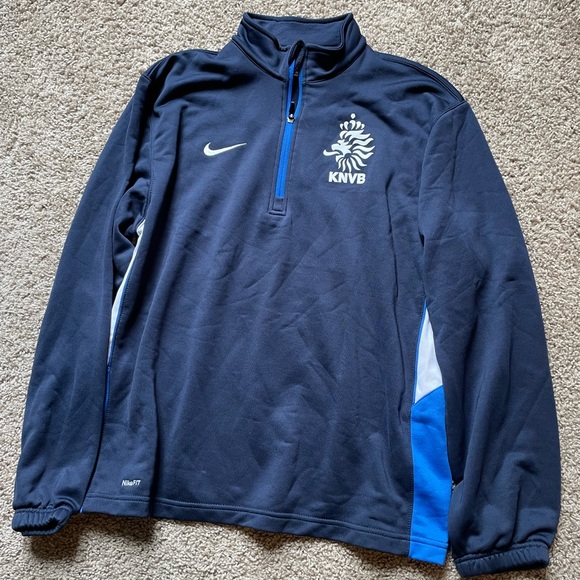 Nike Other - Nike KNVB Netherlands Men’s 1/2 Zip Soccer Top